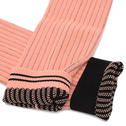 レッグウォーマー ココマーク レーヨン混 ピンク/ブラック レディース フリーサイズ その他小物