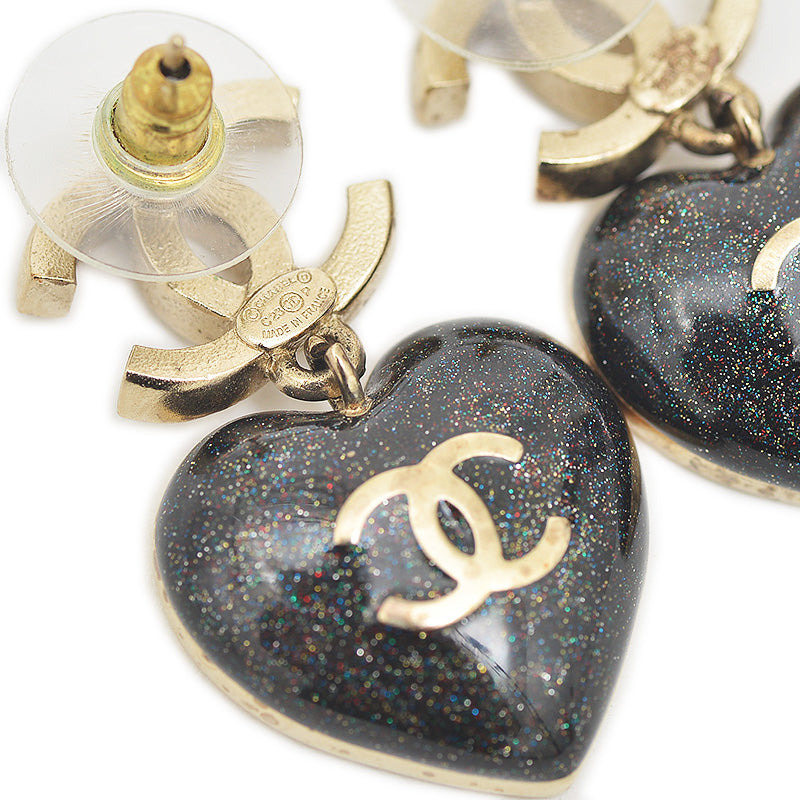 ピアス ハート ココマーク ラインストーン 23P ピアス