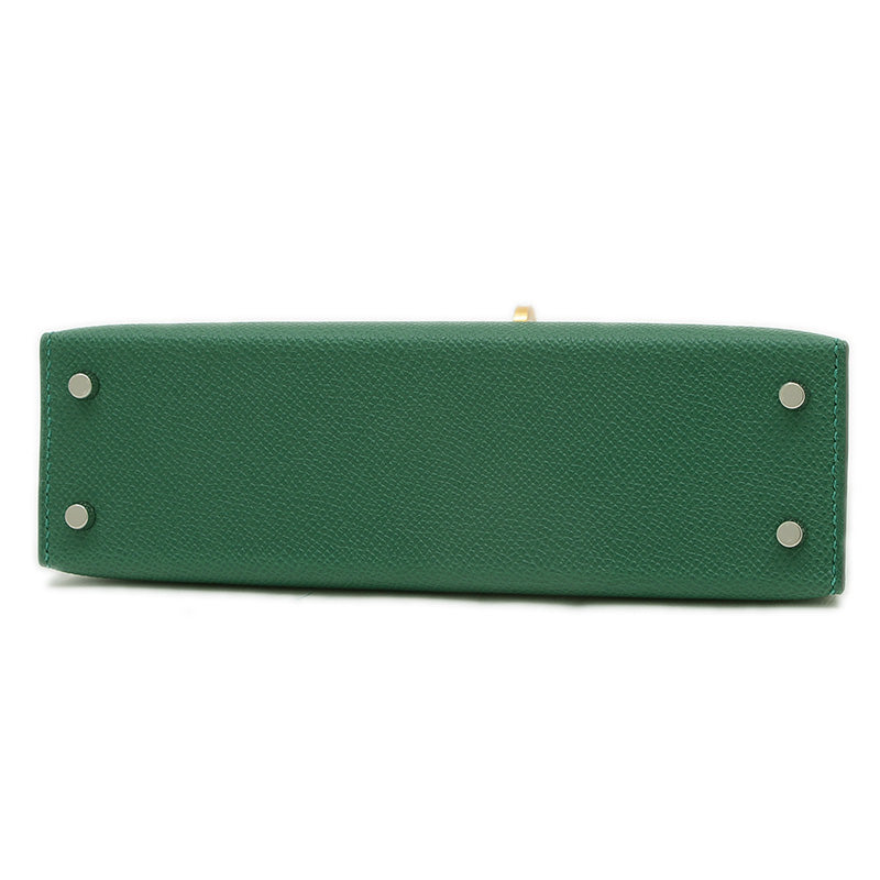 ケリーミニ ドゥ 2 エプソン ヴェールモワイアン エレクトラム金具 W刻印 ハンドバッグ