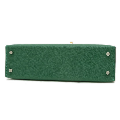 ケリーミニ ドゥ 2 エプソン ヴェールモワイアン エレクトラム金具 W刻印 ハンドバッグ