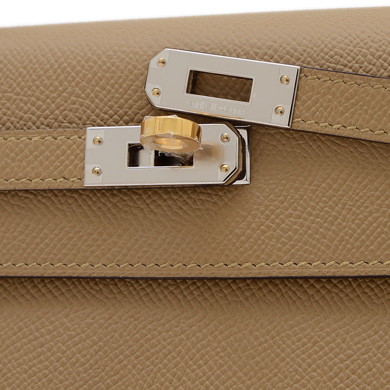 ケリー25 外縫い エプソン トレンチ エレクトラム金具 K刻印 ハンドバッグ