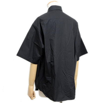 半袖シャツ コットン ブラック メンズ 37サイズ 半袖シャツ
