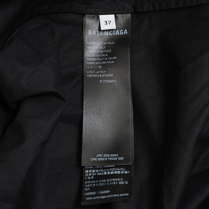 半袖シャツ コットン ブラック メンズ 37サイズ 半袖シャツ