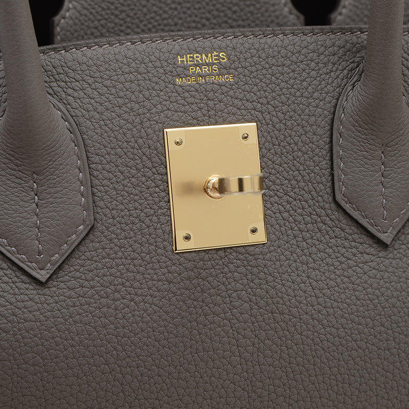 バーキン30 トゴ グリメイヤー ゴールド金具 W刻印 ハンドバッグ