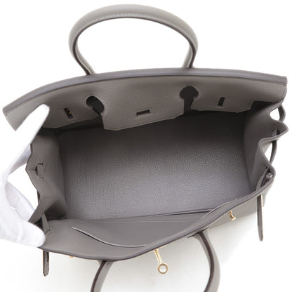 バーキン30 トゴ グリメイヤー ゴールド金具 W刻印 ハンドバッグ