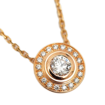 ダムール ネックレス K18PG　ダイヤ0.18ct N7412300 ネックレス