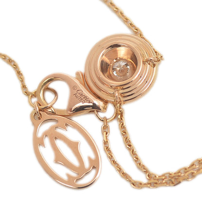 ダムール ネックレス K18PG　ダイヤ0.18ct N7412300 ネックレス