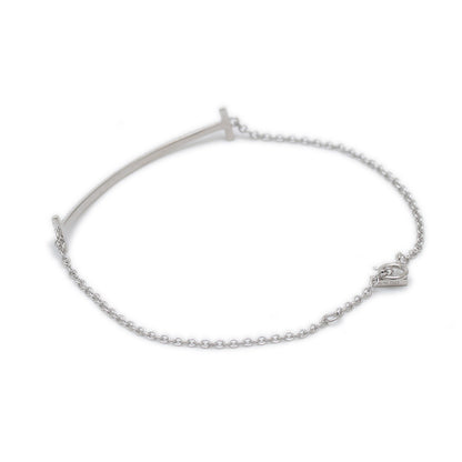 Tスマイル ブレスレット K18WG/ダイヤ ブレスレット