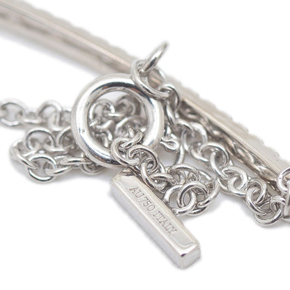 Tスマイル ブレスレット K18WG/ダイヤ ブレスレット