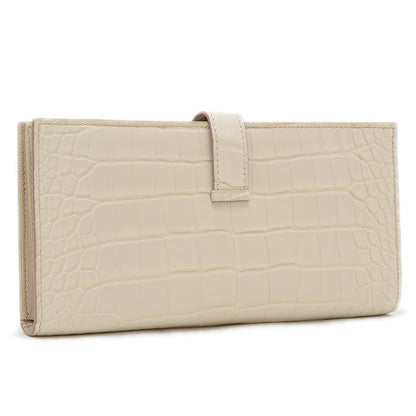 ベアンスフレ 長財布 アリゲーターマット ベトン ゴールド金具 W刻印 長財布