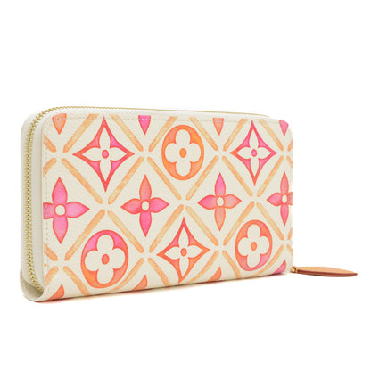 モノグラム バイザプール ジッピーウォレット 長財布 コーラル M11455 長財布