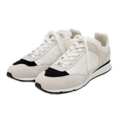 スニーカー ナイロン/スウェード ホワイト/ブラック メンズ 42サイズ G45587 スニーカー
