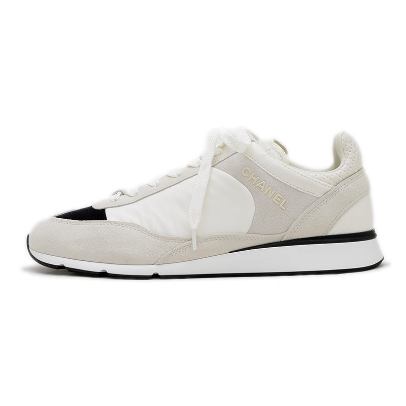 スニーカー ナイロン/スウェード ホワイト/ブラック メンズ 42サイズ G45587 スニーカー