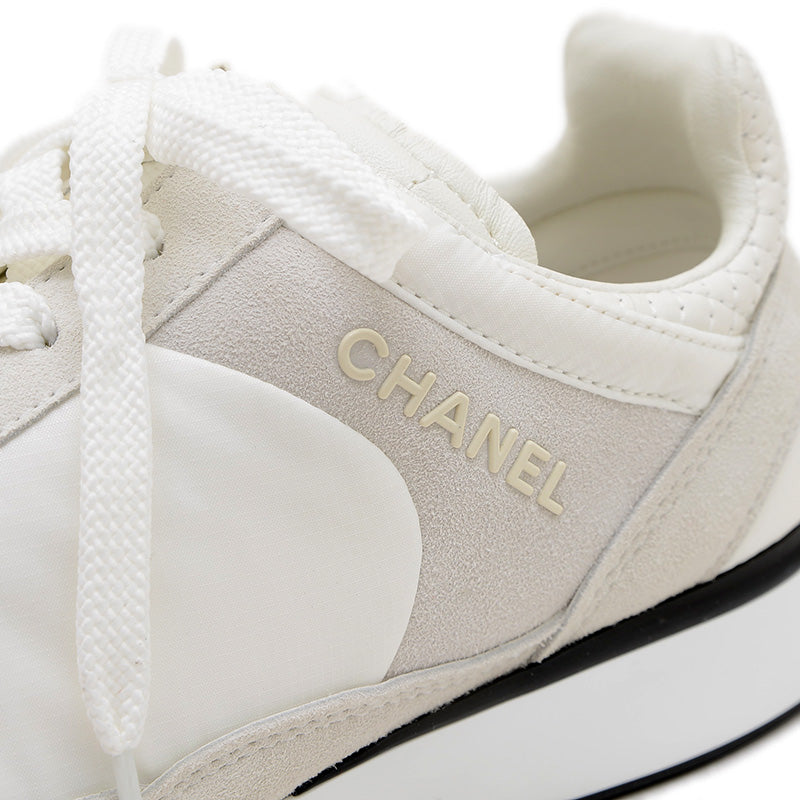 スニーカー ナイロン/スウェード ホワイト/ブラック メンズ 42サイズ G45587 スニーカー