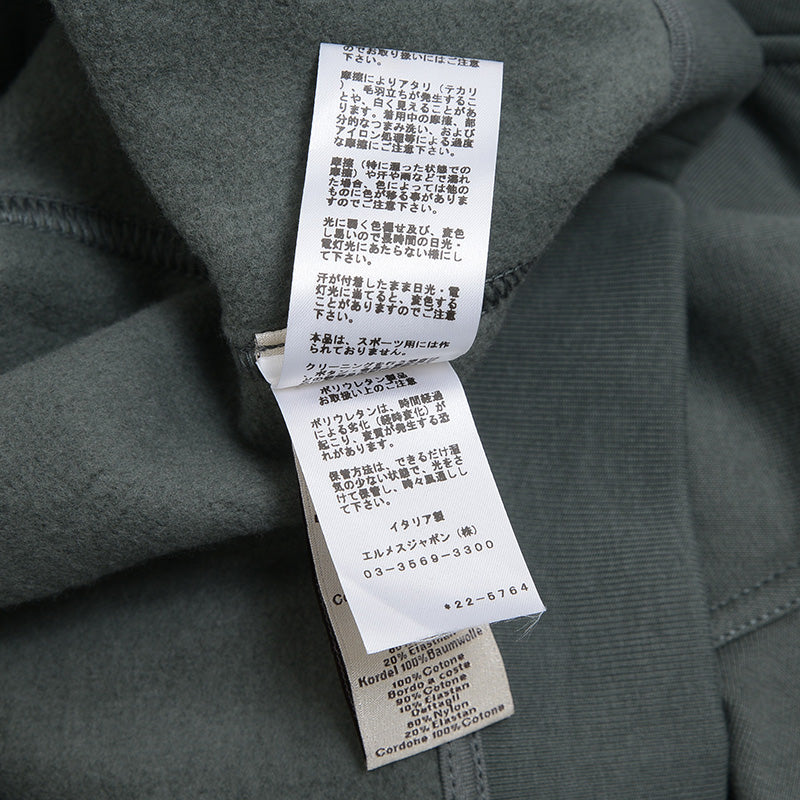 ジップアップパーカー コットン グリーン メンズ XLサイズ パーカー