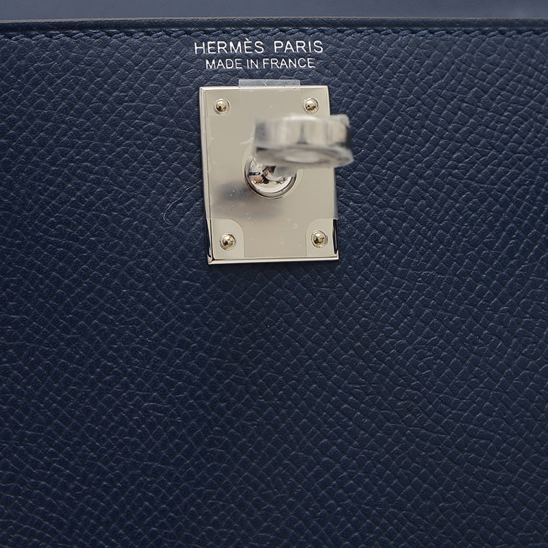 ケリー ミニ ドゥ 2 エプソン ブルーアピス/グリパンタン/ブルータイ K刻印 ショルダーバッグ