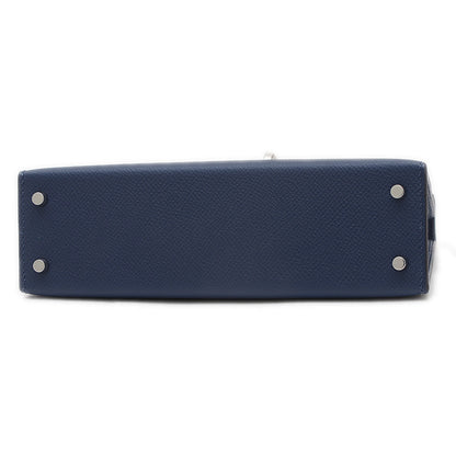 ケリー ミニ ドゥ 2 エプソン ブルーアピス/グリパンタン/ブルータイ K刻印 ショルダーバッグ