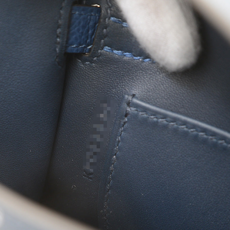 ケリー ミニ ドゥ 2 エプソン ブルーアピス/グリパンタン/ブルータイ K刻印 ショルダーバッグ