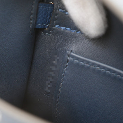 ケリー ミニ ドゥ 2 エプソン ブルーアピス/グリパンタン/ブルータイ K刻印 ショルダーバッグ