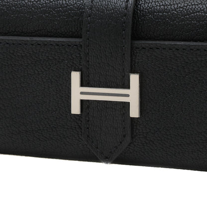 ベアン キーケース 4連 シェーブル ブラック シルバー金具 K刻印 キーケース