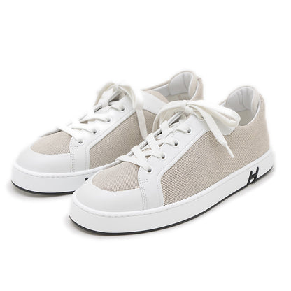 キッド スニーカー トワルH/カーフ プリュノワール/ホワイト レディース サイズ36.5 スニーカー