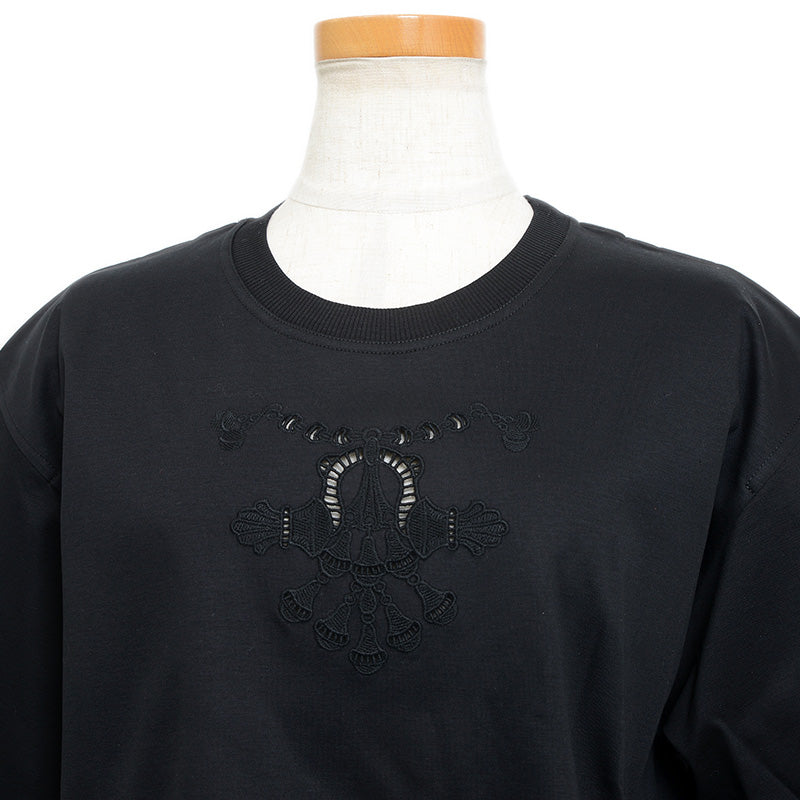 半袖Tシャツ コットン ブラック レディース 40サイズ 半袖Ｔシャツ