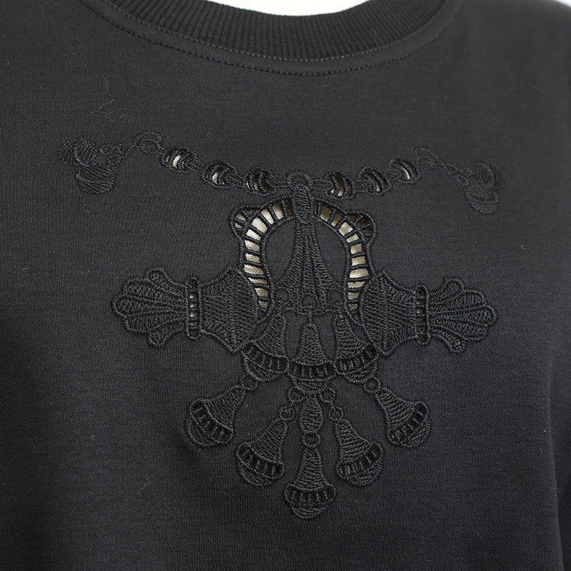 半袖Tシャツ コットン ブラック レディース 40サイズ 半袖Ｔシャツ