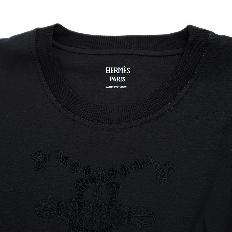 半袖Tシャツ コットン ブラック レディース 40サイズ 半袖Ｔシャツ