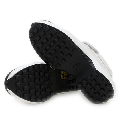 ループ スニーカー ベルクロ ホワイト レディース 37サイズ スニーカー