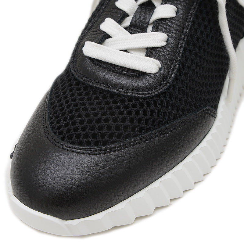 バウンシング スニーカー メッシュ ブラック レディース 38サイズ スニーカー