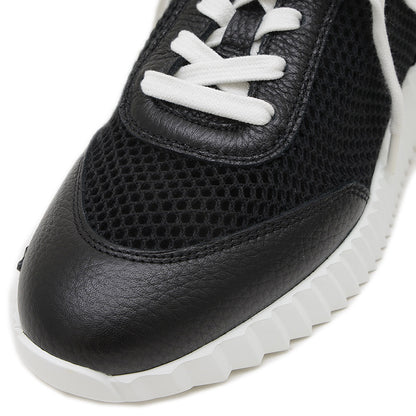 バウンシング スニーカー メッシュ ブラック レディース 38サイズ スニーカー