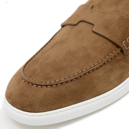 ジョブ モカシン スエード ブラウン メンズ 41.5サイズ モカシン