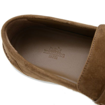 ジョブ モカシン スエード ブラウン メンズ 41.5サイズ モカシン