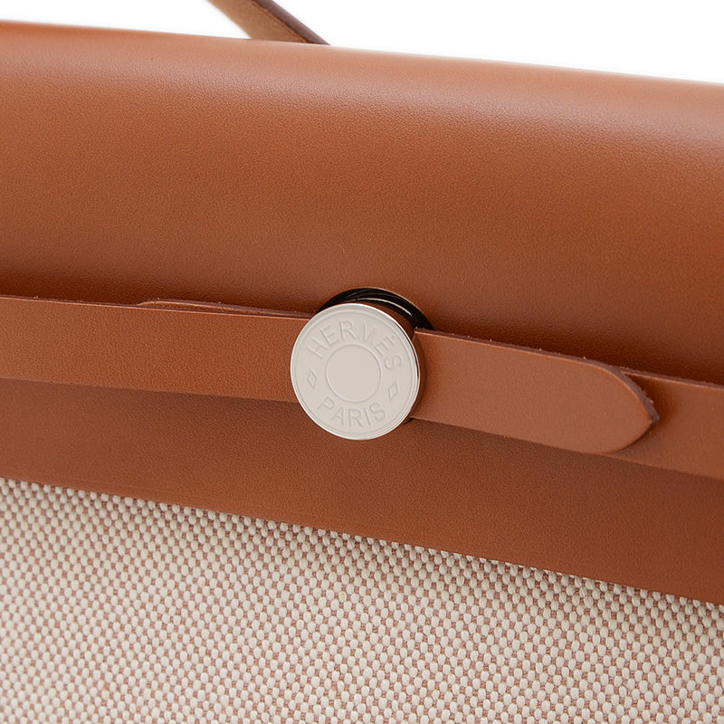 エールバッグ ミニ 20 トワル エクリュ/フォーブ シルバー金具 K刻印 ショルダーバッグ