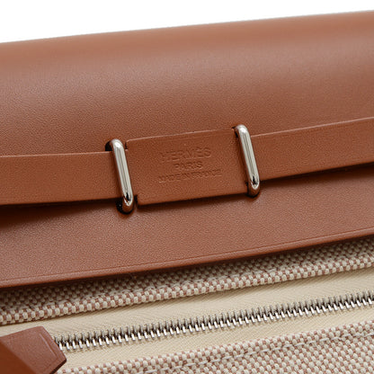 エールバッグ ミニ 20 トワル エクリュ/フォーブ シルバー金具 K刻印 ショルダーバッグ