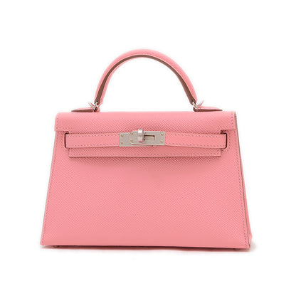 ケリー ミニ ドゥ 2 エプソン ローズコンフェッティ シルバー金具 K刻印 ハンドバッグ