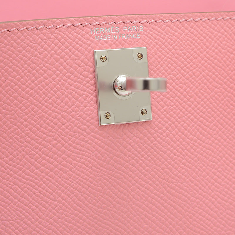 ケリー ミニ ドゥ 2 エプソン ローズコンフェッティ シルバー金具 K刻印 ハンドバッグ