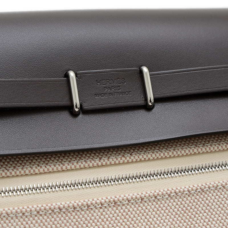 エールバッグ ミニ 20 トワル エベンヌ シルバー金具 K刻印 ショルダーバッグ