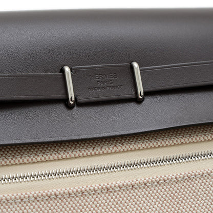 エールバッグ ミニ 20 トワル エベンヌ シルバー金具 K刻印 ショルダーバッグ