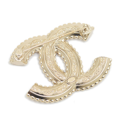 ブローチ ココマーク ラインストーン ゴールド A22K ブローチ