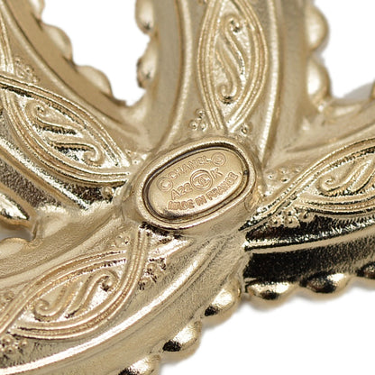 ブローチ ココマーク ラインストーン ゴールド A22K ブローチ