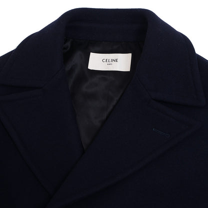 オーバーシルエット ルーズ ピーコート ウール ネイビー 2M780814E ピーコート