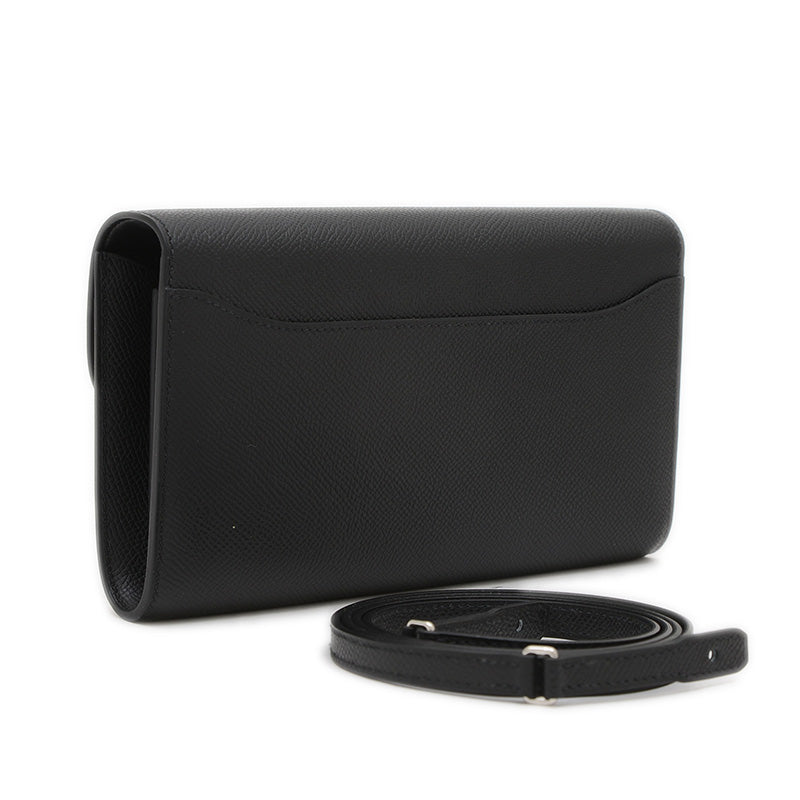 コンスタンストゥーゴー エプソン ブラック シルバー金具 K刻印 長財布