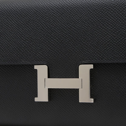 コンスタンストゥーゴー エプソン ブラック シルバー金具 K刻印 長財布