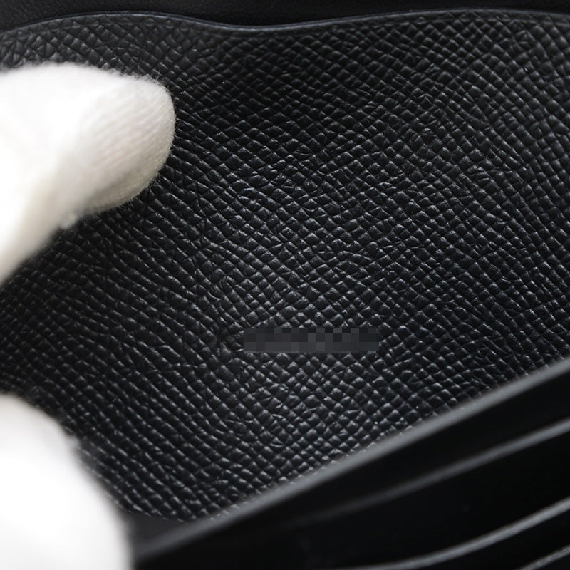 コンスタンストゥーゴー エプソン ブラック シルバー金具 K刻印 長財布