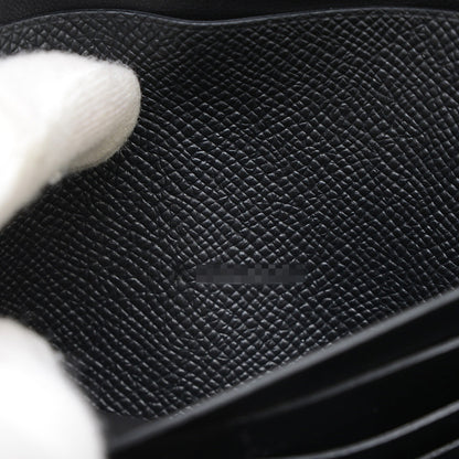 コンスタンストゥーゴー エプソン ブラック シルバー金具 K刻印 長財布