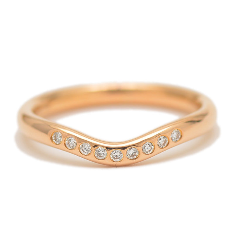 エルサ ペレッティ カーブドバンドリング K18PG/ダイヤ 11号 リング・指輪