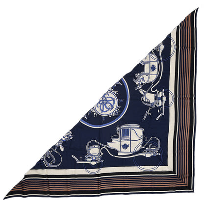 トライアングルジェアン ショール エクスリブリス キャバン/ナチュラル/キュイール スカーフ