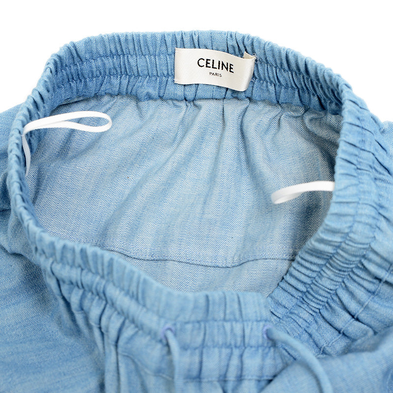 トリオンフ ロングスカート コットン ブルー 2J377310P 38サイズ ロングスカート