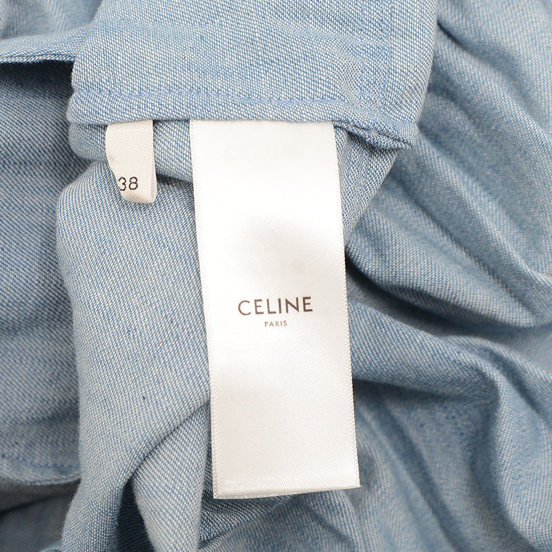 トリオンフ ロングスカート コットン ブルー 2J377310P 38サイズ ロングスカート